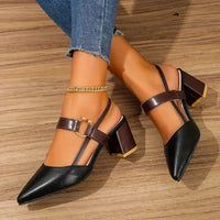 NAAZ Premium Leather Finish  block heels