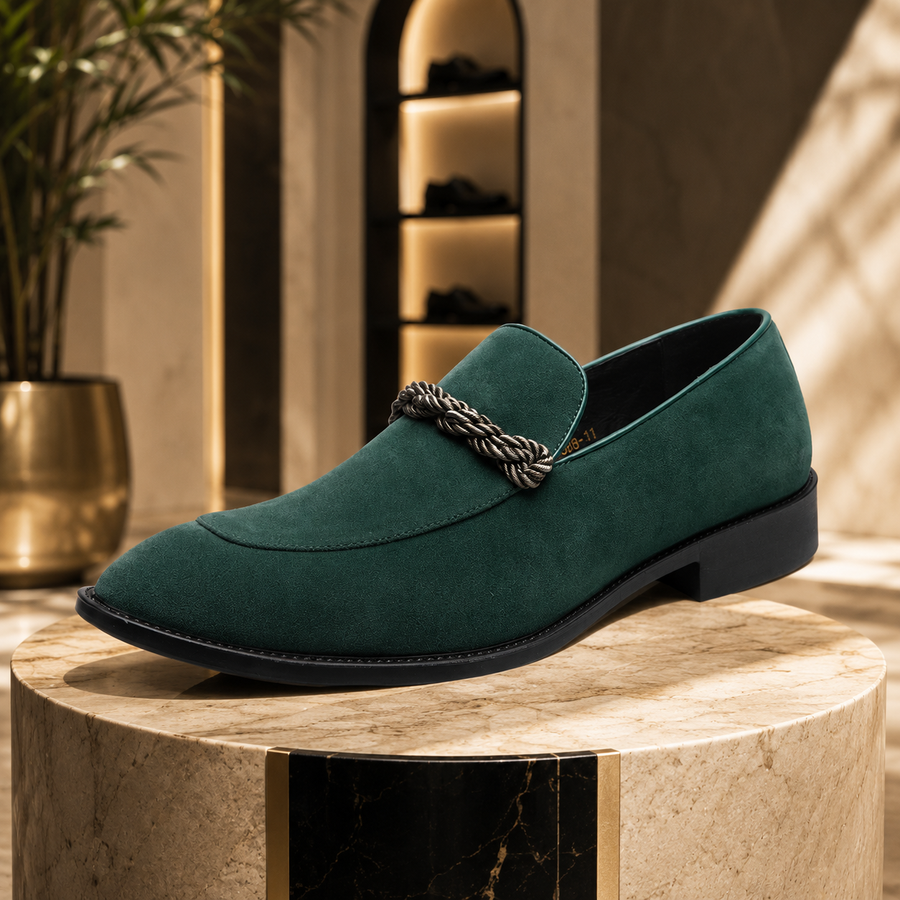 Prestige Signature Suede Loafers for Men